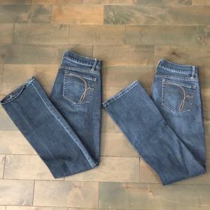 Two pairs of Canadian Jacob Jeans